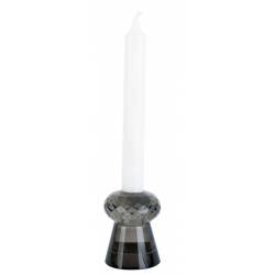 Žvakidė CRYSTAL ART DUO juodas stiklas
