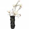 Vaza FACE FINE EARTHENWARE H34,5 juoda