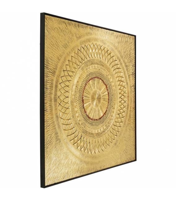 Paveikslas GEOMETRIC CIRCLE 120x120 auksinis