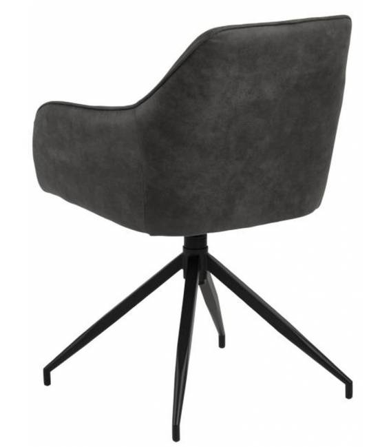 Krėsliukas 91546 tamsiai pilkas/sukasi