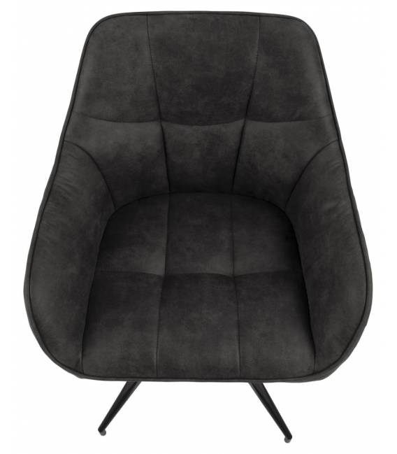 Krėsliukas 91546 tamsiai pilkas/sukasi