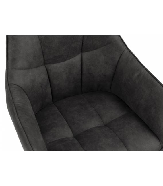 Krėsliukas 91546 tamsiai pilkas/sukasi