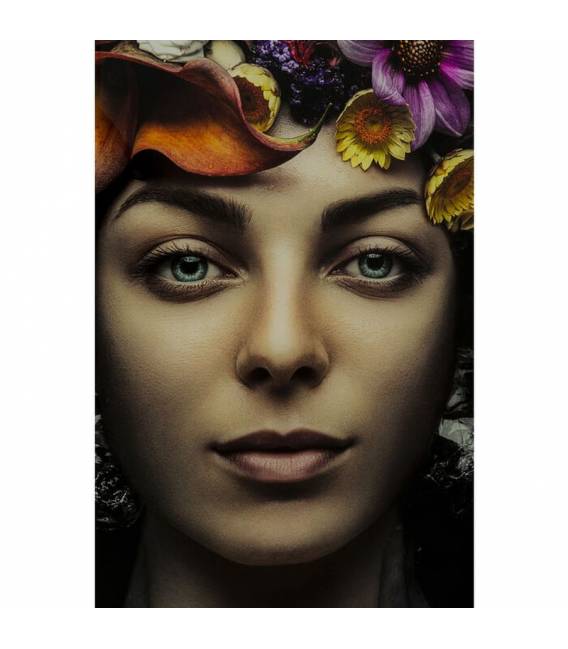 Paveikslas FLOWER ART LADY 120x120 margas