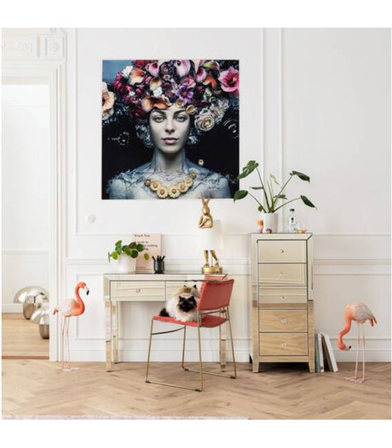 Paveikslas FLOWER ART LADY 120x120 margas