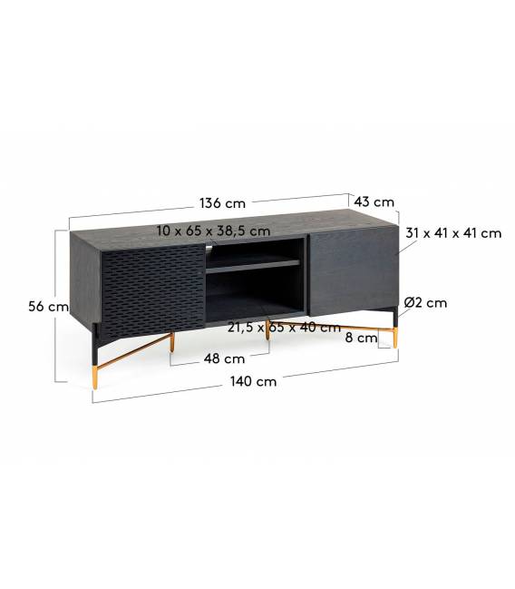 TV staliukas NORFORT 141x60