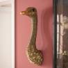 Dekoracija OSTRICH 72x19 aukso