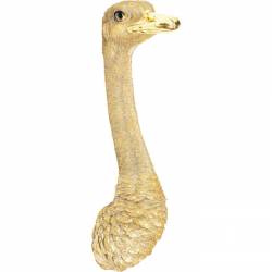 Dekoracija OSTRICH 72x19 aukso