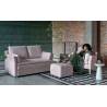 Sofa-lova ASPEN 167x92 rausva