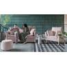 Sofa-lova ASPEN 167x92 rausva