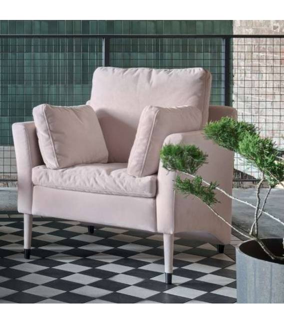 Sofa-lova ASPEN 167x92 rausva