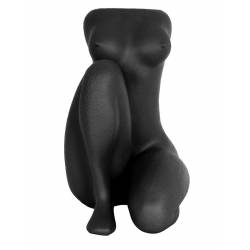 Vaza SITTING LADY juodas