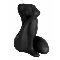Vaza SITTING LADY juodas