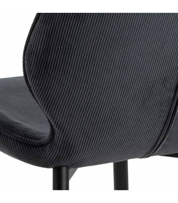Kėdė 92611 VELVET juoda