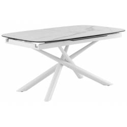 Išskleidžiamas stalas NESS 160(220)x95 baltas