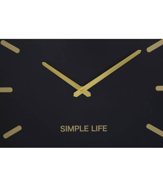 Laikrodis SIMPLE LIFE juodas