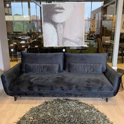 Sofa-lova NOLA 230x107 VIC juoda