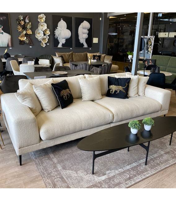 Sofa LARS 290x126 teddy perla