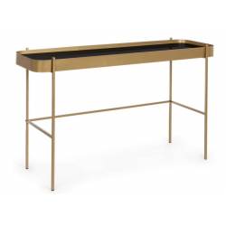 Konsolė RASHIDA 120x43 aukso