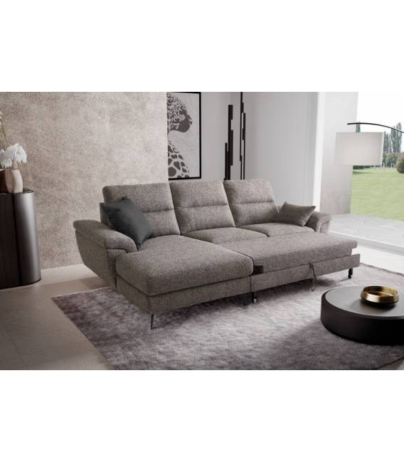 Minkštas kampas CUPIDO 270x165 rusvas