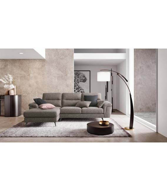 Minkštas kampas CUPIDO 270x165 rusvas