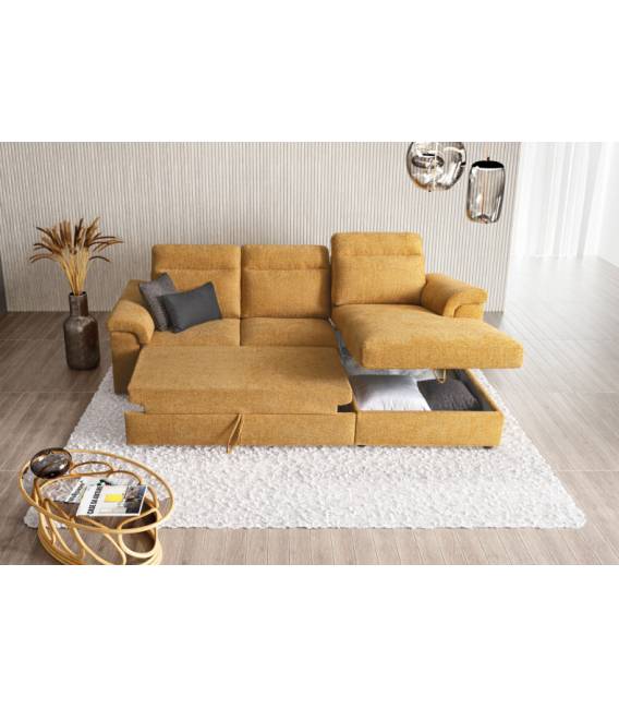 Minkštas kampas BELLARGO 277x210 garstyčių