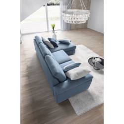 Minkštas kampas CALIGO 258x165 melsvas