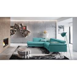 Minkštas kampas GRETA 285x210 melsva