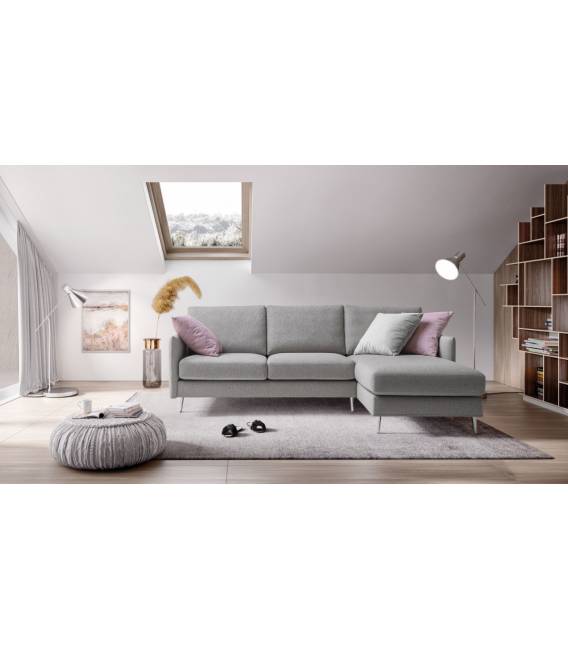 Minkštas kampas MIMAS 250x165 pilkas