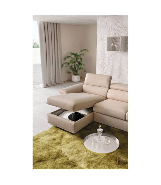 Minkštas kampas PIERIS 300x169 rusvas