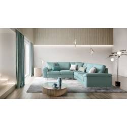 Minkštas kampas SFINGE 259x259 melsvas