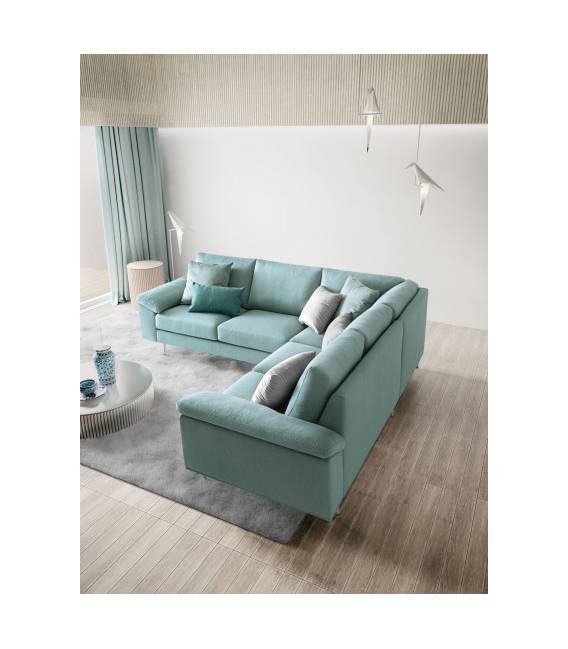 Minkštas kampas SFINGE 259x259 melsvas