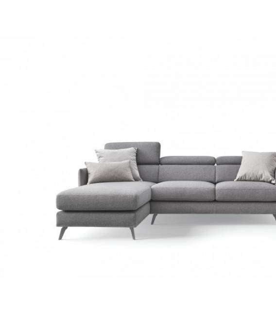 Minkštas kampas VANESSA 250x169 pilkas