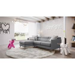 Minkštas kampas VANESSA 250x169 pilkas