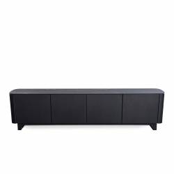TV spintelė AMALFI 177,5x44,5 balta su rudu