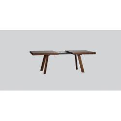 Išskleidžiamas stalas VEGA 160(210)x90 t. rudas