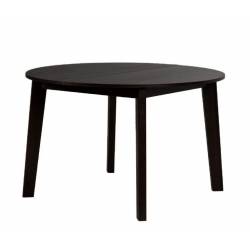 Išskleidžiamas stalas SCANDI Ø95(195) juodas