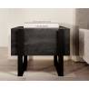 Naktinių staliukų kompl. ERICA 50x40 grafitas/juodos kojos (2 vnt.)