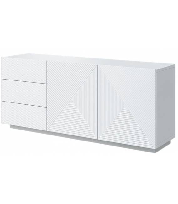 Komoda TASHA 167x43 matinė balta