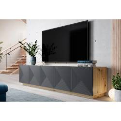TV staliukas TASHA 200x45 t. pilka