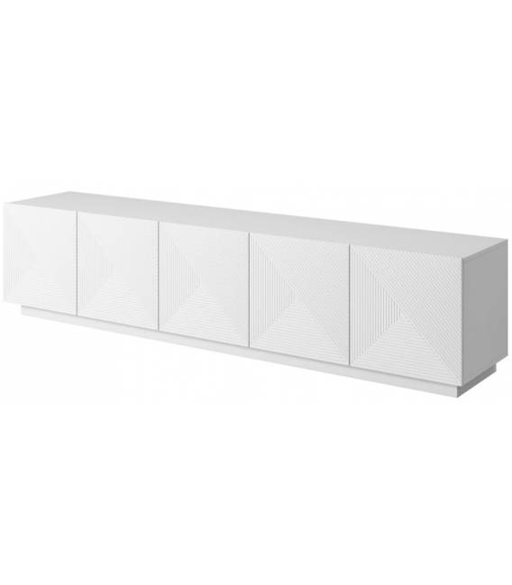 TV staliukas TASHA 200x40 matinis baltas