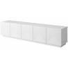 TV staliukas TASHA 200x40 matinis baltas