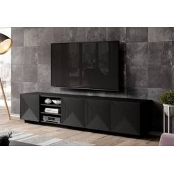 TV staliukas TASHA 200x45 matinė juoda