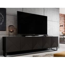 TV staliukas TASHA 200x45 matinė juoda