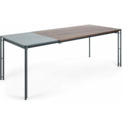 Išskleidžiamas stalas KESIA 160(220)x90 ruda