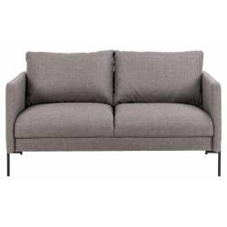 Sofa KINGSLEY 156x82 rusvai pilka