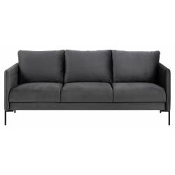 Sofa KINGSLEY 200x82 tamsiai pilka