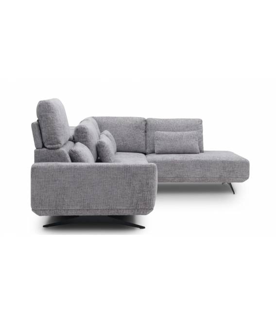 Minkštas kampas MISTIC 317x237 pilkas