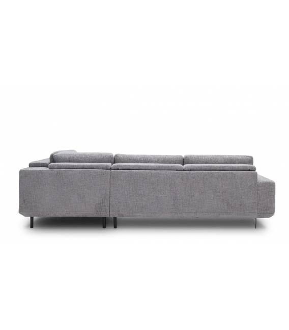 Minkštas kampas MISTIC 317x237 pilkas