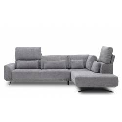 Minkštas kampas MISTIC 317x237 pilkas