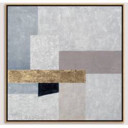 Paveikslas ABSTRACT 100x100 ruda